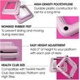 thumbnail image 7 of Yes4All Aerobic Risers for Step Platform - 16 x 16 x 2.2 in, Pastel Pink (A pair), 7 of 7