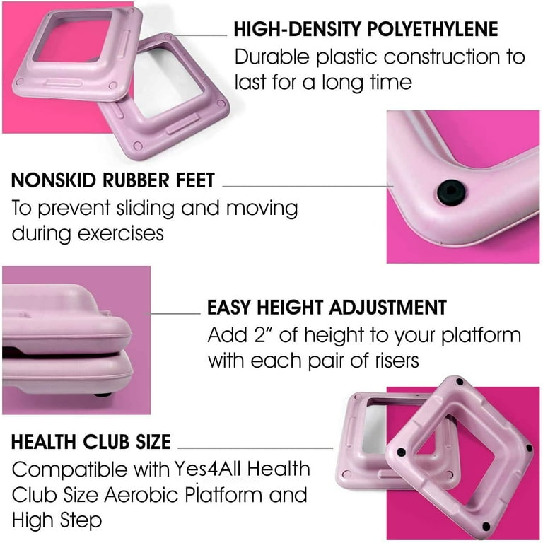 CanDo Additional Risers for Aerobic Stepper (2 Risers) CanDo Additional Risers for Aerobic Stepper (2 Risers)