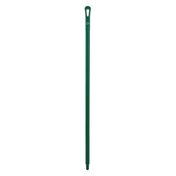 Vikan 51" Color Coded Handle, 1 1/4 in Dia, Green, Polypropylene 29602