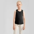 thumbnail image 6 of Girls Athletic Tank Tops Kids Sleeveless Tee Gym Workout Yoga Sports Shirt Vest 5-12 Years, 6 of 6