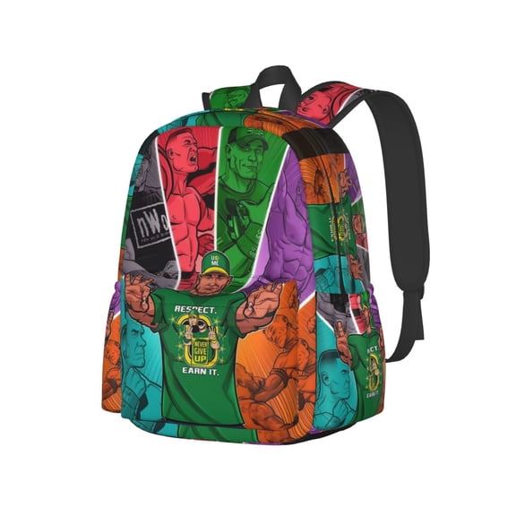 Unisex John Cena (8) Backpack High Quality Lightweight Large Capacity Bookbag Schoolbag Daypack Backpacks Shoulder Bag
