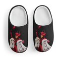 thumbnail image 3 of Hazbin Hotel Soft Plush Slippers for Boys Girls Winter Warm Cotton Slippers with Rubber Sole Non-Slip Kid's Slip on Shoes Fluffy House Slippers For Indoor And Outdoor, 3 of 8