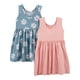 thumbnail image 2 of Conjunto de vestido Simple Joys by Carter's Girls 2T de manga corta x2, 2 of 2