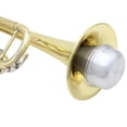 thumbnail image 3 of Trumpet Mute Aluminum Alloy Musical Instrument Accessories for Beginners Practice (1pcs, Silver), 3 of 5