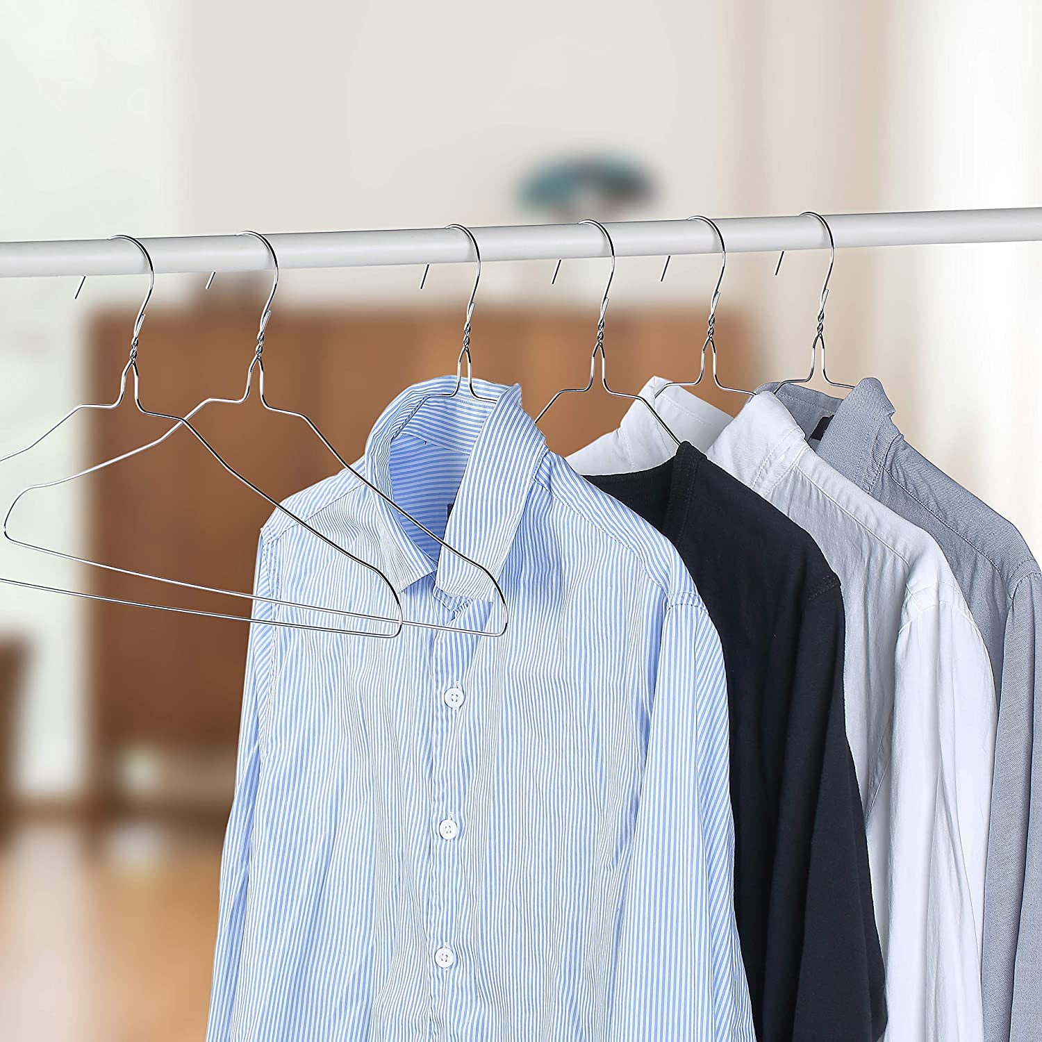 Mr. Pen Wire Metal Clothing Hangers 10 Pack