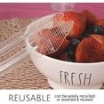 thumbnail image 4 of Plasticpro Disposable Plastic Serving Tongs Durable Heavy Duty Premium Serving Utensils Clear Pack of 4, 4 of 5