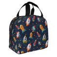 thumbnail image 2 of Disketp Spaceships and Stars for Insulated Lunch Bag for Women and Men, Perfect for Work, Hiking, Picnic, 2 of 8