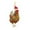 Multicolour-Z6, variant on Acrylic Christmas Chicken Pendant - 8x0.4cm Rooster Car Ornament, Holiday Tree Decoration, Office & Home Decor - 1pc Cute Flat Hanging Charm