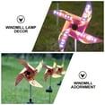 thumbnail image 3 of Miangastore Garden Solar Windmill Light Solar Windmill Lamp Multi-colored 1Set Wind Rotation Garden Enhancement, 3 of 8