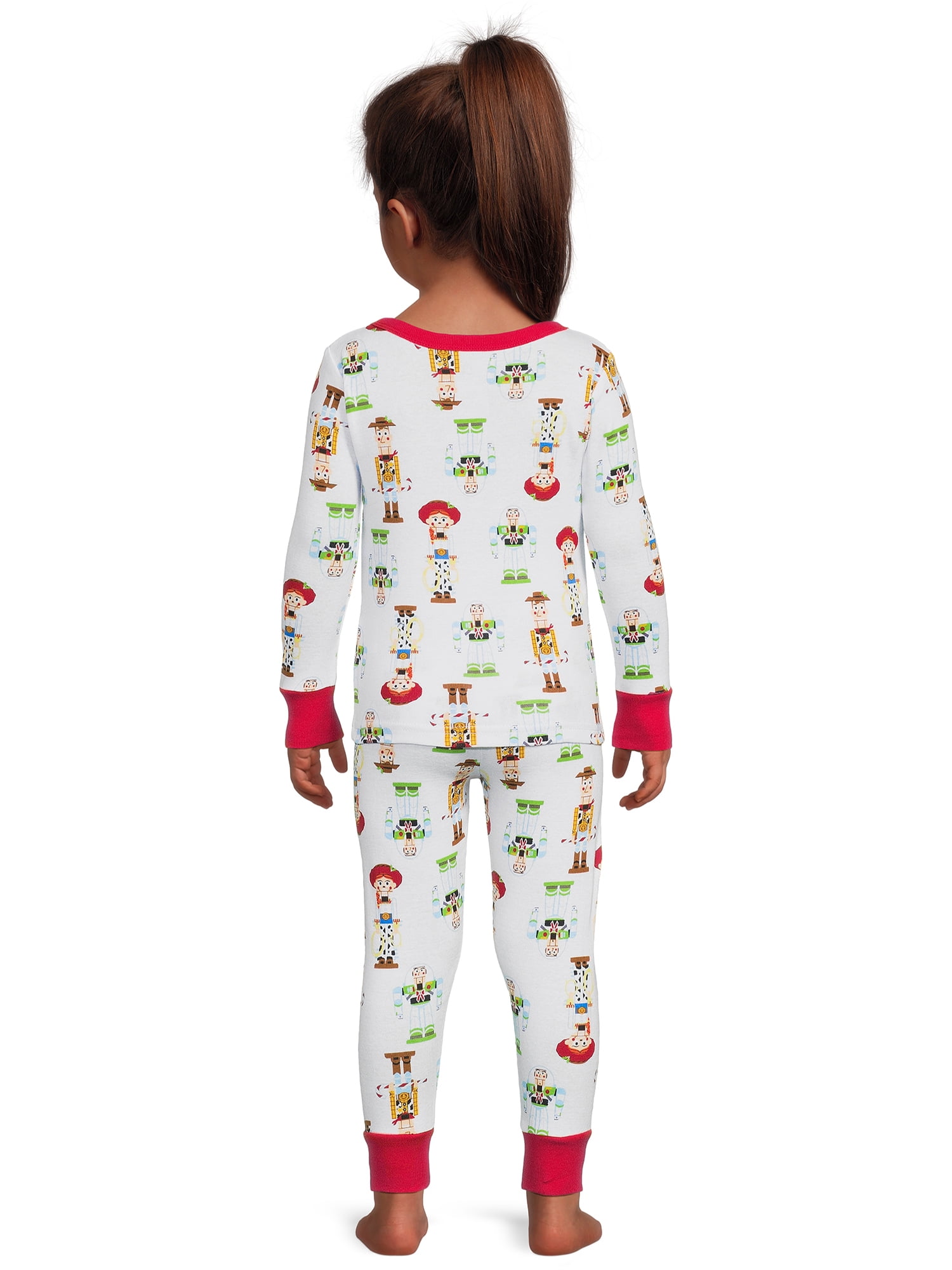 Disney Pixar Toy Story Toddler Unisex Long Sleeve Top and Pants, 2-Piece Pajama Set, Sizes 12M-5T