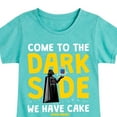 thumbnail image 3 of Star Wars - Come To The Dark Side - Toddler And Youth Girls Fitted Short Sleeve Tee, 3 of 5