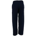 thumbnail image 2 of Hanes Boys EcoSmart Open Leg Sweatpants, S, Navy, 2 of 3