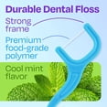 thumbnail image 3 of Dental Floss Picks for Adults with Brush Picks, Mint Flavor, 200 Count, 4 Travel Cases, Tooth Picks flossers for Adults that Glide on Tight Teeth for Sensitive Gums, Floss Picks for Teeth, Easy Grip, 3 of 8