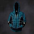 thumbnail image 4 of Spider Cosplay Hoodie Superhero Costume Jacket Full Zip Sweatshirt Web Print Streetwear for Halloween Theme Events, 4 of 8