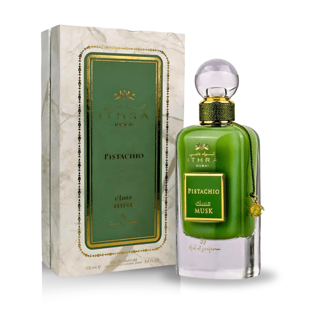 Eau de parfum en aerosol con pistacho y almizcle de 100 ml (3.4 oz) de Ard Al Zaafaran