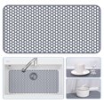 thumbnail image 1 of Bestjing Protectores de silicona para fregadero de cocina, 28,3 x 15,7 pulgadas, accesorio protector de cocina, alfombrilla antideslizante resistente al calor para la parte inferior de la granja, porc, 1 of 5