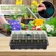 thumbnail image 2 of 3Set Propagation Kit Black Germination Kits for Seedlings with Stackable Design 14.34X9.04X2.75in, 2 of 8