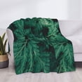 thumbnail image 3 of Naloa Green Leave Fern Flannel Fleece Throw Blanket for Bed Couch, Thick Blanket - All Seasons Suitable for Women, Men and Kids-40"x30", 3 of 6