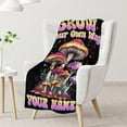 thumbnail image 2 of Cute Mushroom Blanket Gift for Pets Kids - Personalized Mushroom Throws for Girls Women Mushroom Lovers - 80x60 Inch Colorful Warm Throw Blankets with Mushroom for Sofa Couch Bed, 2 of 10