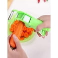 thumbnail image 5 of Multi Cutter With Peeler For Vegetable And Fruit Extra Sharp Stainless Steel , Household Multiple-Function Fruit And Vegetable Peeler, 5 of 5