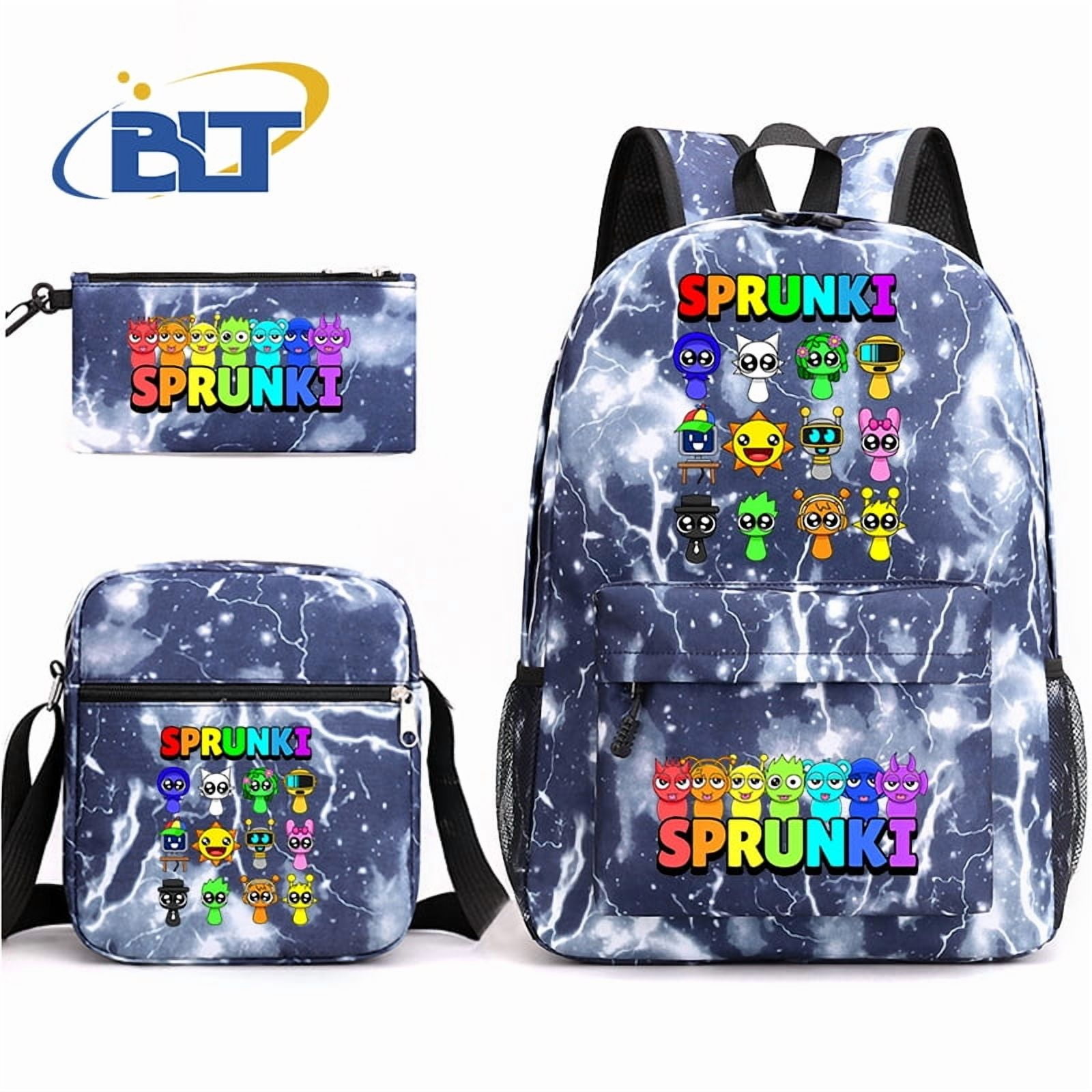Sprunkies Cute Characters printed kids backpack student school bag