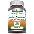 thumbnail image 1 of Amazing Formulas Cal Mag Zinc + Vit D3 Salud Osea 300 Tabs, 1 of 4