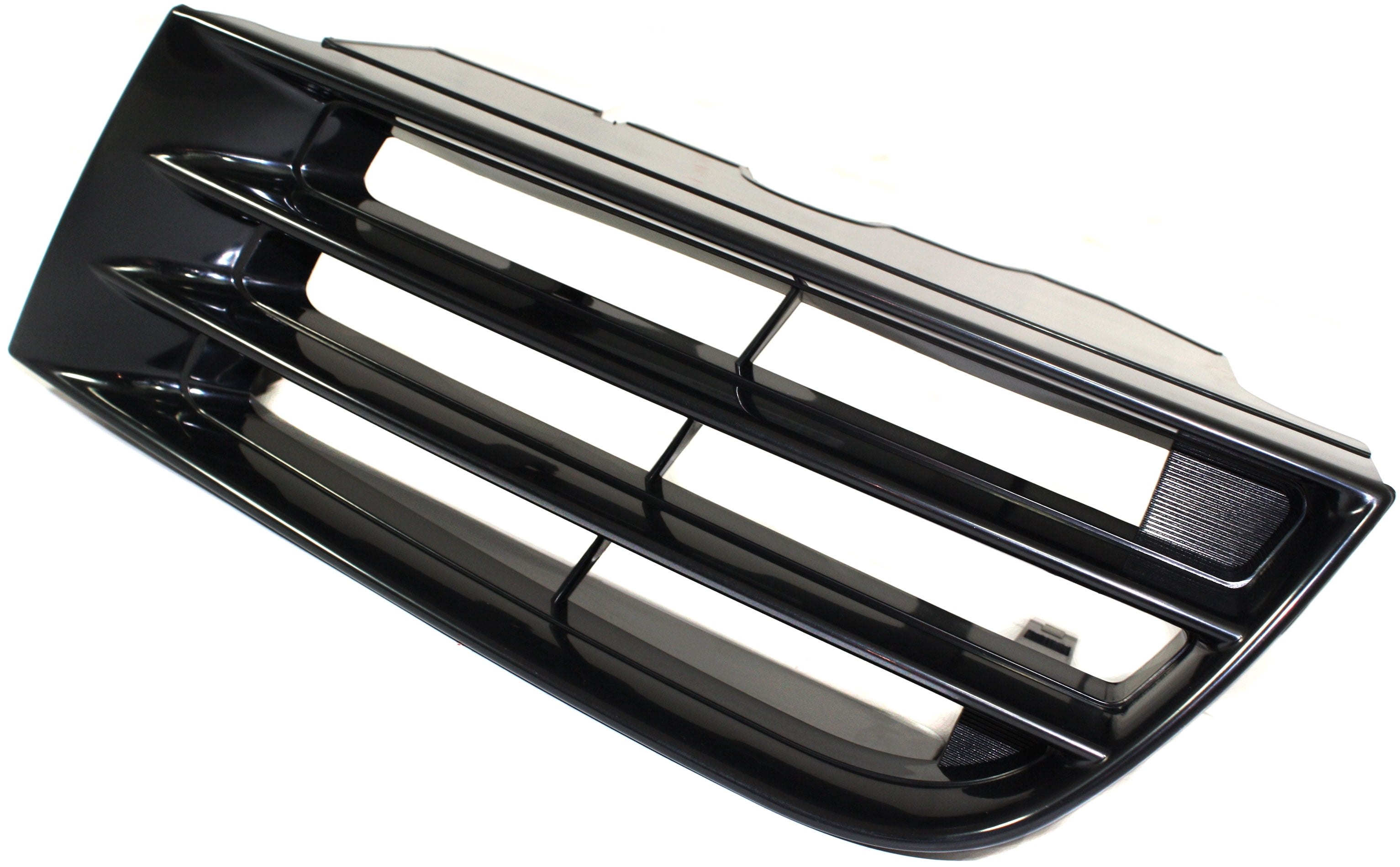 Grille Assembly Compatible With 2002-2003 Mitsubishi Galant Right Passenger Black Shell and Insert