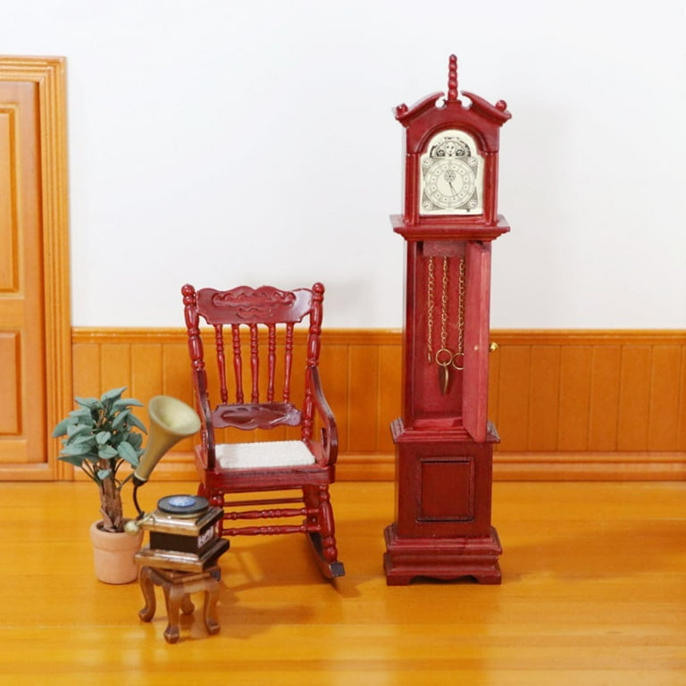 1:16 Scale Model Dollhouse Accessory Grandfather Clock Pencil Sharpener 1:16 Scale Model Dollhouse Accessory Grandfather Clock Pencil Sharpener