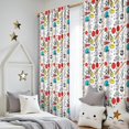 thumbnail image 5 of Blackout Kids Curtains,Baseball Football Pattern Childrens Insulated Curtains Set Of 2,Bedroom Essentials,Toddler Room Decor 52"x84", 5 of 5