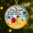 thumbnail image 2 of Honeeladyy Sea Glass Friendship Decor, Friendship Ornament Keepsake, Christmas Tree Hanging Ornaments, Friendship Gifts for Friend, Thank You Present for Sisters Coworkers, 2 of 2