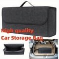 thumbnail image 6 of Gray Anti Slip Compartment Boot Storage Organizer Tool Car Storage Bag Car Trunk Organizer Soft Felt Storage Box Car Accessories, 6 of 8