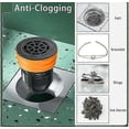 thumbnail image 4 of Anti Backflow Floor Drain, Magnetic Levitation Smell Proof Floor Drain, Shower Sink Check Valve, Sealing Plugs, 4 of 5