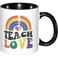 thumbnail image 2 of Pride Mouth Lgbt Flag Coffee Mug Funny Novelty Ceramic Tea Cup Microwave Safe 11oz Office And Home Ideal Cup For Men Women, 2 of 8