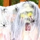 thumbnail image 3 of Telaraña de Halloween, accesorios de escena de fiesta de miedo, telaraña elástica blanca, telaraña de terror, decoración de Halloween para Bar, Casa Encantada, 3 of 4