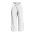 thumbnail image 4 of Women's Drawstring High Waist Wide Leg Sweatpants Y2K Loose Casual Joggrt Pants Soft Athletic Streetwear Pants with Pocket Fall Outfit White, 4 of 8