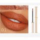 thumbnail image 1 of Xihbxyly oferta de hoy Tubo pequeño de brillo de labios de terciopelo blanco con lápiz labial mate fino y brillante, brillo de labios duradero y que no se desvanece, no se adhiere fácilmente a las ta, 1 of 3
