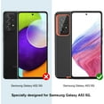 thumbnail image 2 of Compatible with Galaxy A53 5G Case,Samsung A53 5G Case with Tempered Glass Screen Protector + HD Screen Protector (2 Pack),Samsung Galaxy A53 5G Case 3 in 1 A53 5G Phone Case (Black Orange), 2 of 6