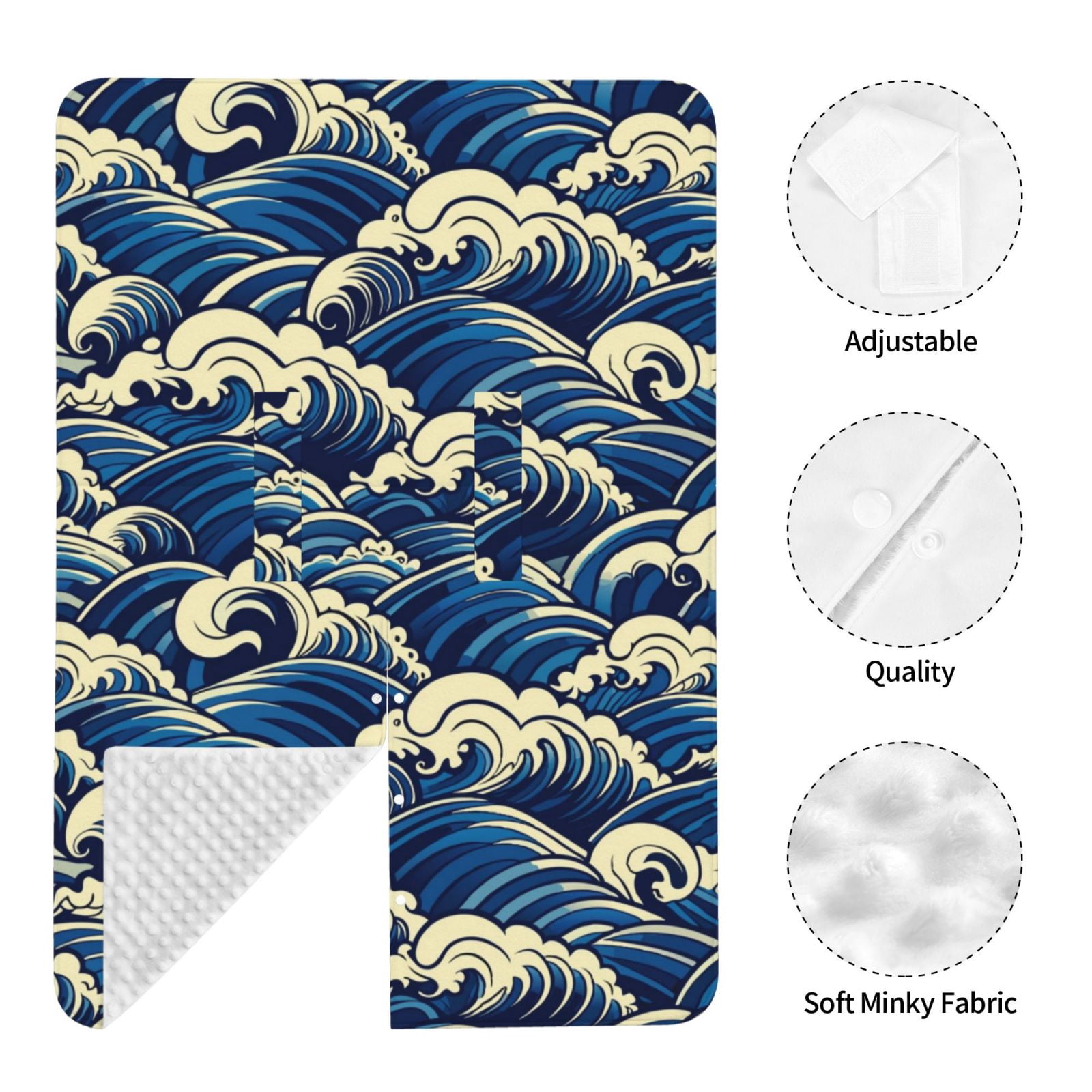 Car Seat Cover Baby - Japanese Water Wave Breathable Infant Car Seat Cover for Baby Carseat, Lightweight Comfort Baby Essentials Must Haves Newborn Stuff for Girl Boy