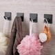thumbnail image 3 of Ganchos resistentes para toallas de baño, ganchos para puertas de vidrio que no se deslizan, ganchos para puertas de ducha de vidrio sin marco a prueba de óxido (4 piezas), 3 of 5