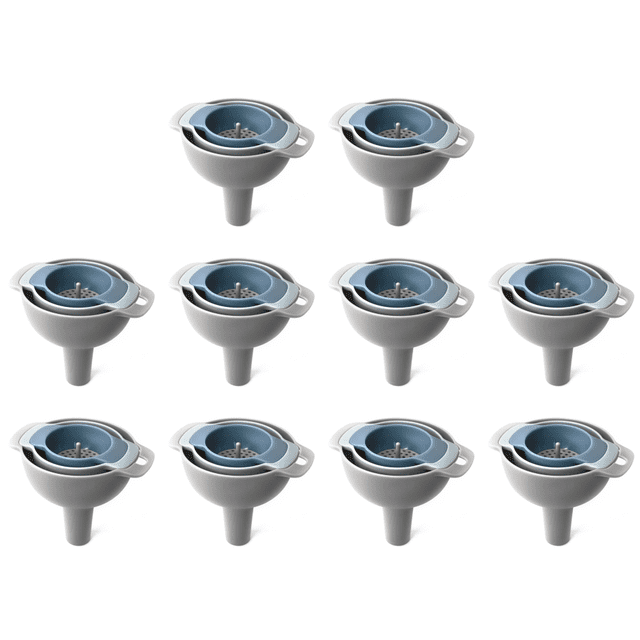 Embudos de 1 4 pulgadas Mini embudos con filtro colador desmontable para llenar botellas