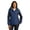 Admiral Blue/ Black/ Magnet Grey, variant on L321 Port Authority Colorblock 3-in-1 Jacket Women Coat