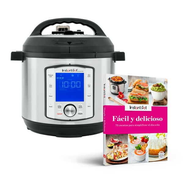 Pack Olla Multifuncional Libro Facil y Delicioso Instant Pot Duo Evo Plus 60 Walmart en linea