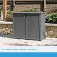 thumbnail image 2 of Suncast Outdoor 97-gallon Cabinet Deck Storage Box, Gray, 2 of 8