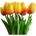 thumbnail image 1 of 10 Stunning Touch Pu Artificial Tulip Bouquet With Stem, 1 of 4