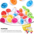 thumbnail image 3 of 12pcs Baby Toys Count Match Egg Set Funny Colorful Number Niños niños preescolar, 3 of 6