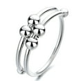 thumbnail image 1 of Joyería para mujer,Anillo de doble capa para mujer Anillo de doble capa para mujer Anillos abiertos ajustables Respuesta rápida Jadeshay A, 1 of 8