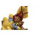thumbnail image 2 of Raggedy Ann Figuring Hand-Painted Home Decor Raggedy Andy With Camel and Teddy Bear Home-38073, 2 of 9
