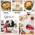 thumbnail image 4 of Stainless Steel Flat Beater for KitchenAid 4.5qt-5qt Tilt-Head Stand Mixer, Fit for Classic, Classic Plus and Artisan Mixer K45SS, KSM75, KSM90, KSM110, KSM125, KSM150 Heavy Duty and Dishwasher Safe, 4 of 8