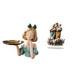 thumbnail image 1 of Bandeja porta llaves,Bandeja para guardar llaves y dulces con figura de niña de resina,Letrero de mesa,Decoración de escritorio acrílica Rincón festivo Decoración del hogar,Decoración de, 1 of 8