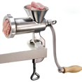 thumbnail image 2 of Picadora de carne Manual, máquina de salchichas con tubo de relleno, picadora de especias, herramienta de cocina de aleación de aluminio, 2 of 5